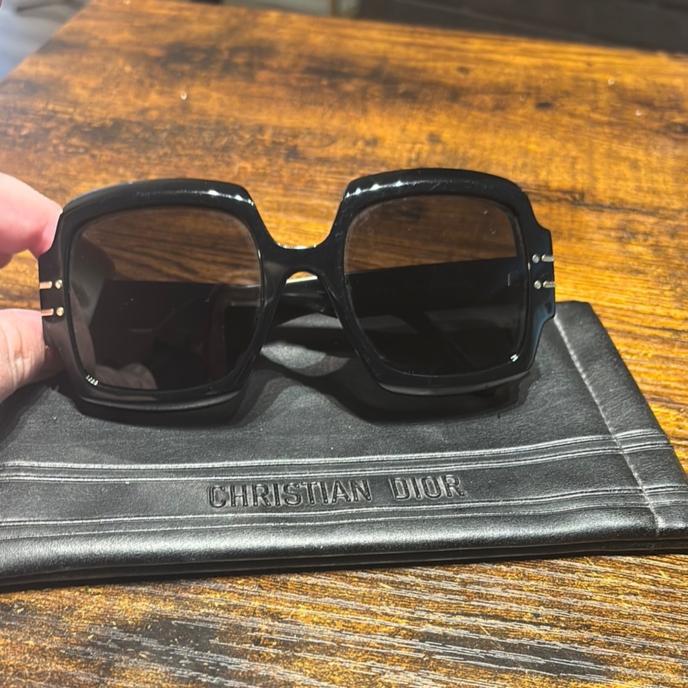 Dior Black oversized sunglasses